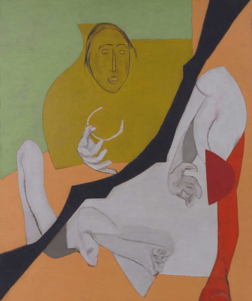 Credits: Tyeb Mehta. Untitled. Oil on Canvas. Jehangir Nicholson Arts Foundation.