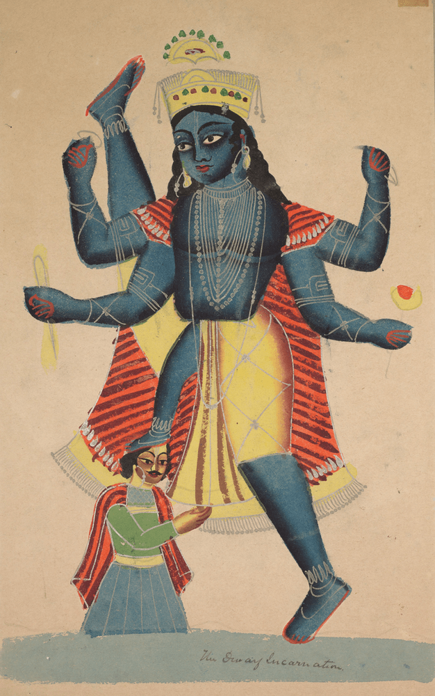 Anonymous. Trivikramapada Three Steps of Vishnu. 19th Century. Courtesy: Cleveland Museum of Art via Wikimedia Commons