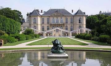 Musee Rodin housed in Hotel Biron, Paris.