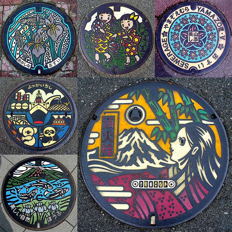 Image (6): The beauty of manhole covers in Japan