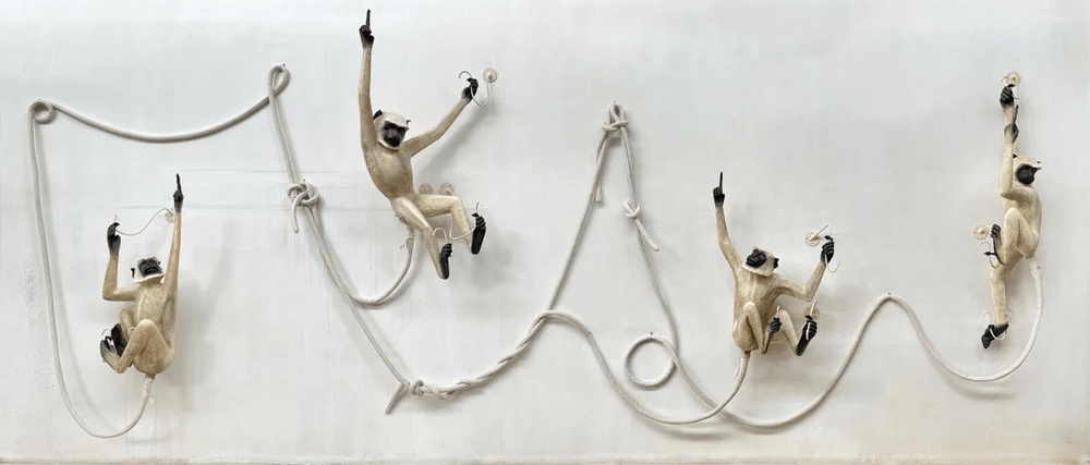 N.S. Harsha. Tamasha – Kiska Sunu (Listen To Whom), 2013/2022. Image Credits: Vadehra Art Gallery