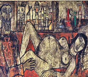 Francis Newton Souza: 'Birth', 1955