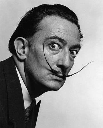 Portrait of Salvador Dali