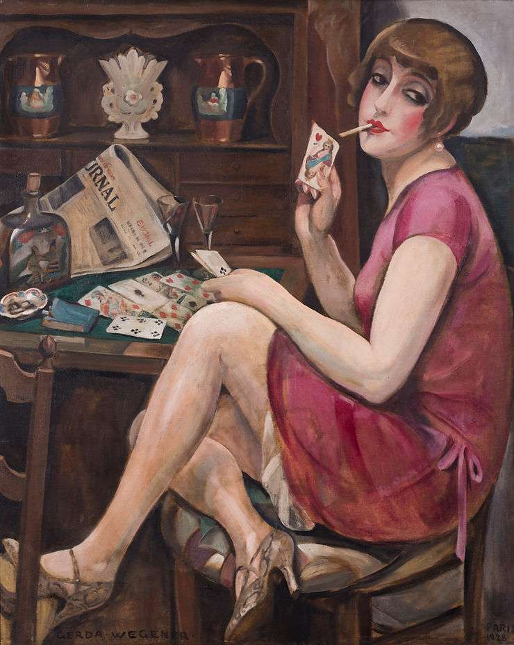 Gerda Wegener, 'Queen of Hearts (Lili)', Paris, 1928