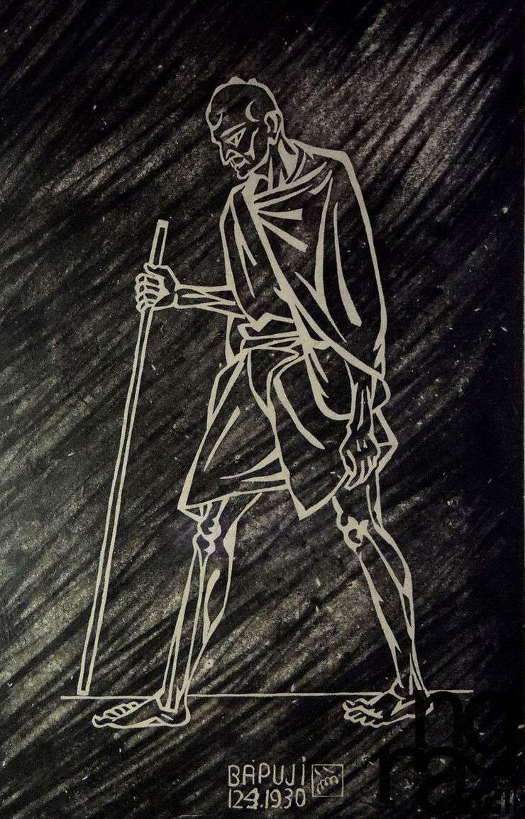 Nandalal Bose, 'Bapuji', 1930