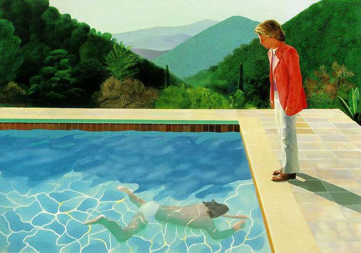 David Hockney, 'Portrait of an Artist (Pool with two Figures)', 1972