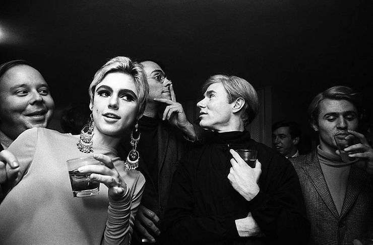 Edie Sedgwick and Andy Warhol