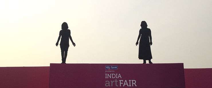 Leena Kejriwal's installation at the India Art Fair 2014