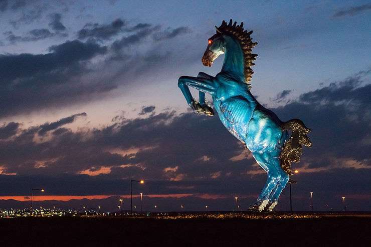 Luis Jimenez, 'Blue Mustang', Denver International Airport