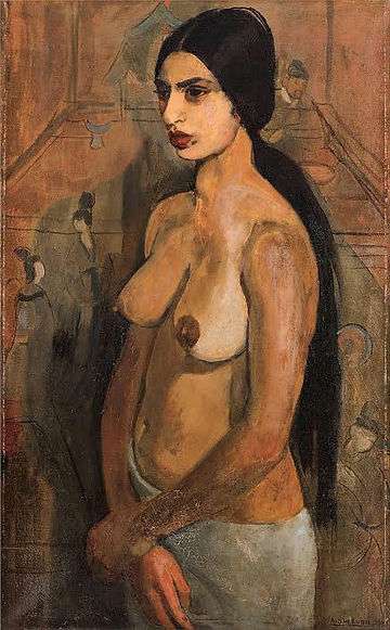 Amrita Sher-Gil, 'Self-Portrait as a Tahitian',1934