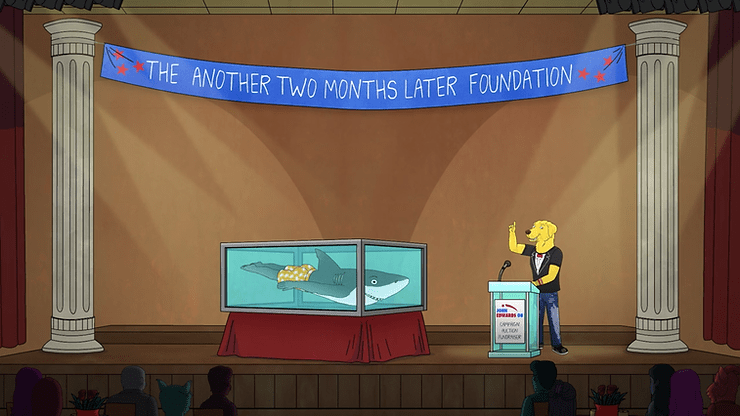 Bojack Horseman referencing Damien Hirst