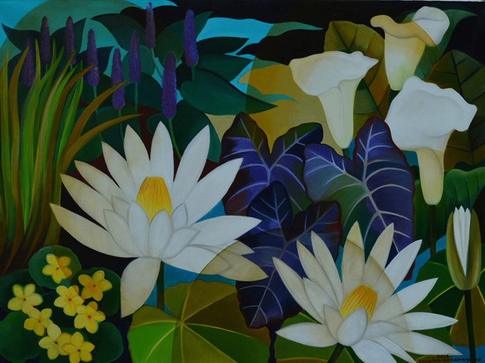 Senaka Senanayake. “Untitled”. 2016. Oil on canvas. Image Courtesy: Gallery Sumukha.