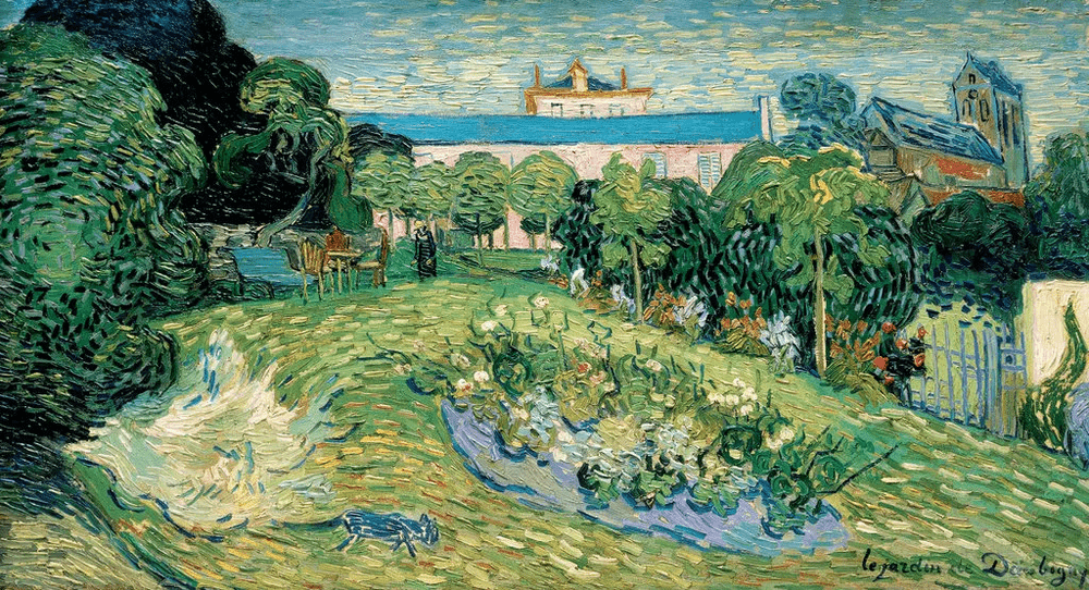 Vincent van Gogh. “Daubigny’s Garden”. Oil on canvas. 1890. Collection R. Staechelin. Courtesy of the New York Times.