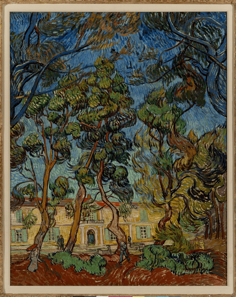 Vincent van Gogh. “Hospital at Saint-Remy”. Oil on canvas. 1889. The Armand Hammer Collection. Courtesy of the Hammer Museum, Los Angeles.
