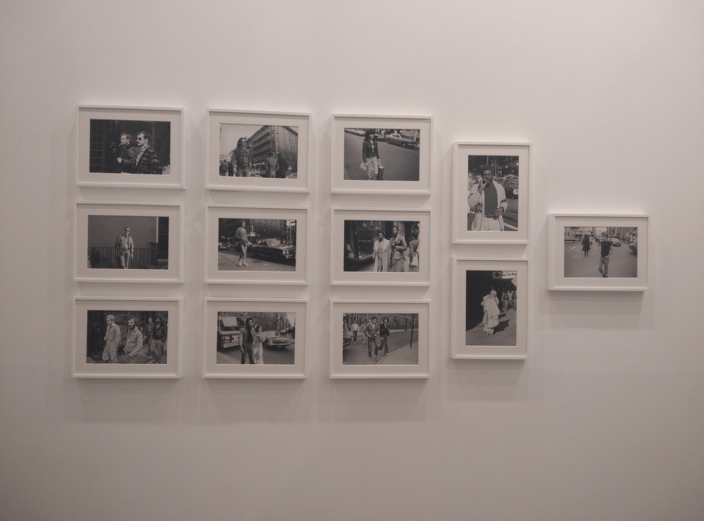 Sunil Gupta. “Christopher Street Series”. Digital print on photo-rag bright white paper. 1976/2022. Image Courtesy of Vadehra Art Gallery booth at Indian Art Fair, 2022.