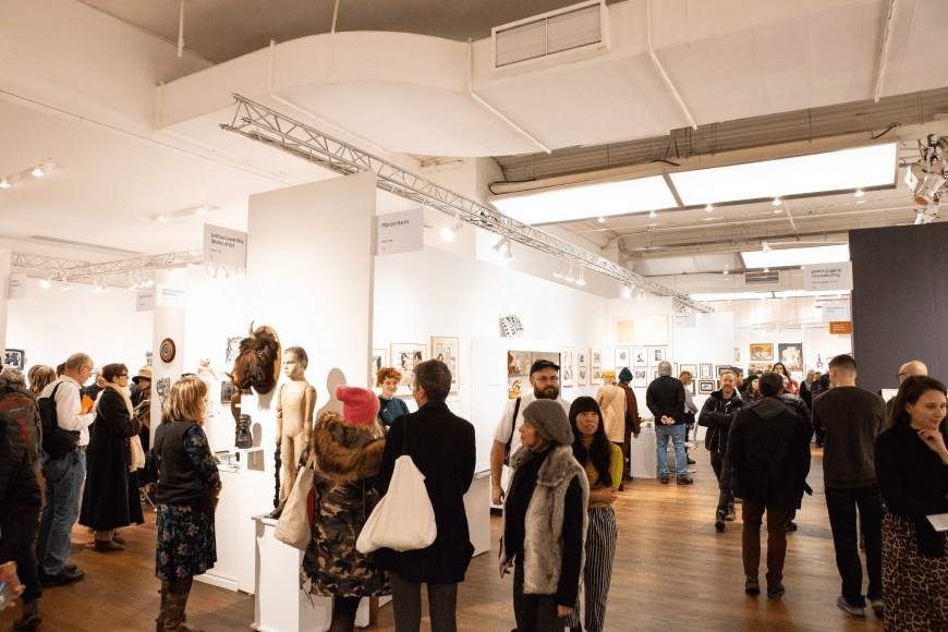 New York, 2019. Metropolitan Pavilion. Courtesy of The Outsider Art Fair, New York.