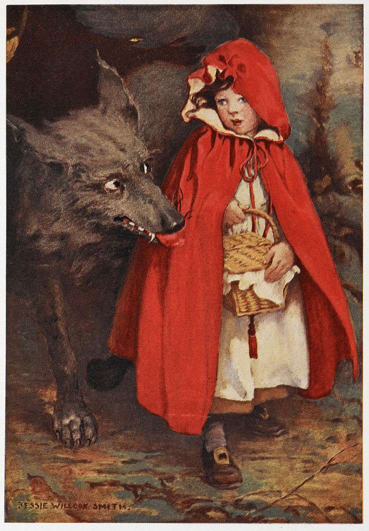  Jessie Willcox Smith, Little Red Riding Hood, A Child’s Book of Stories (1911). Courtesy: Wikimedia Commons