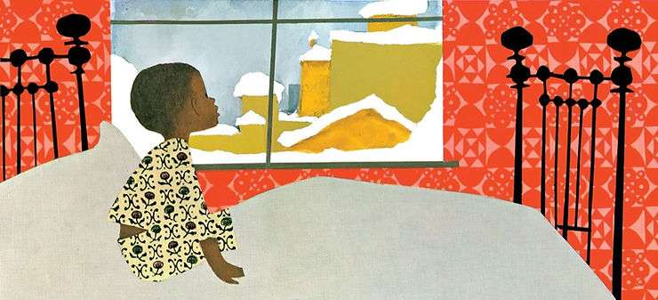 Ezra Jack Keats, The Snowy Day (1962). Courtesy: Artsy